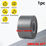 Veekindel teip K&otilde;rge temperatuuritaluvus Alumiiniumfoolium pakseneb but&uuml;&uuml;lteip seina basseini katuse pragude kanali parandamine tihendatud iseteip 50mm&20M hall