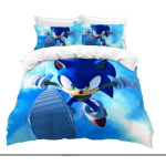 Sonic Kolme Seeria, Kolmeosaline Voodipesu Kodutekstiili Komplekt AU Single 140x210cm