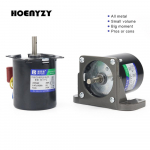 100KG 28W 68KTYZ 220 AC P&uuml;sivmagnetiga S&uuml;nkroonmootor Klambriga P&ouml;&ouml;ramine P&auml;rip&auml;eva/Vastup&auml;eva Metallhammasratastega Aeglane Kiirus 2,5 Kuni 110 RPM 110rpm with bracket