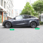 4 tk Autokaitseplekid porikaitse Model Y Juniper 2025 2026 jaoks Porilaud V&auml;lisdisaini lisatarvikud TPE Must United States