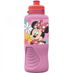 Gourde - Tataway - Minnie - 400 ml - Plastique sans BPA - Anti-goutte et Antid&eacute;rapante roosa