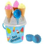 Cube de plage - AVC - Ice Cream - Multicolore - 15,5 x 15,5 x 18,5 cm - Pour enfants puhas