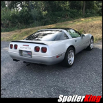 Pardinokaga pagasiruumispoiler Chevrolet Corvette C4 19841996 Sedaanile, Kupeele, Kabrioletile Tagumine katusetiib Musta viimistlusega Aerod&uuml;naamiline United States