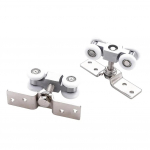 1 paar ukserulli r&ouml;&ouml;pa riputusrull klaasukse juht t&uuml;hik&auml;igul l&uuml;kanduks roostevabast terasest ratas