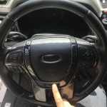 Minu hea auto ABS kroomauto rooliratta kaunistuse katte kleebis sobib Ford Ranger 2015 2016 jaoks ABS silver