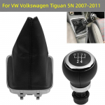 VW Volkswagen Tiguan 5N jaoks 2007 2008 2009 2010 2011 K&auml;sikiiruse k&auml;igukangi nupp Gaiteri pakiruumi katte krae auto stiilitarvikud 5 Speed Knob