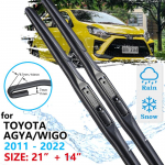 Auto esiosa klaasipuhasti tera Toyota Agya Wigo Daihatsu Ayla B100 2011-2022 esiklaasi klaasidele RHD