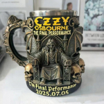 Halloween 3D Vaik Ozzy Kruus Osbourne'i M&auml;lestuskruus Roostevabast Terasest Kolju Veejoomiskruus &Otilde;llekruus Kohvitass Joogikruus
