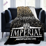 Champagne Moet &; Chandon Throw tekk Fashion Pehme ja mugav flanellist kohev tekk diivanvoodiks v&otilde;i telkimiseks 150x180cm