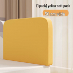 OJW Pehme Polsterdatud Beebivoodi &Auml;&auml;ris 50cm Wide kollane