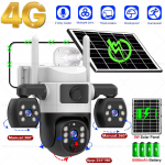 V380 Pro 4G P&auml;ikesekaamera V&auml;listingimustes PIR Inimese Tuvastus Video Taasesitus IP Traadita 8000mAh Aku Turvavalgustus CCTV Kaamerad WIFI Camera
