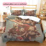 AS Roma Mustriga Voodipesu Kodu Dekoreerimine S&uuml;nnip&auml;evakingitus (1 * tekikott + 2 * padjap&uuml;&uuml;ri, ilma s&uuml;damikuta) 135x200cm