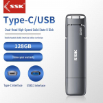 SSK SD301 Type-C kahekordse liidesega USB3.2 m&auml;lupulk