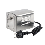 BBQ Grill K&uuml;psetusmasin Elektri Mootor Kitse Siga Kana Varras Rotisserie V&auml;ljas BBQ Tarvikud SP-S40 Roostevaba Teras gray
