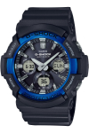 Casio p&auml;ikesetoitega must G-Shock GAW-100B-1A2JF meeste raadiojuhitav k&auml;ekell,