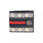 Gucci Ophidia Logoriba L&otilde;uend ja Nahast Kaardihoidja Rahakott Meeste Rahakotid Sinine Beež 597606-96IWN-4076 Basic Set (Bag+Dust Bag)