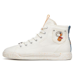 ANTA X Snoopy Skateboarding Series Sneakers High 'White' Women's 922138604-1 36.5