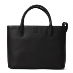 epe Mini K&auml;sikott, Meeste, Ehtne Nahk, T&otilde;mblukuga (Must)