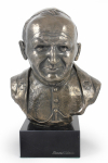 Jan Paweł II is older. - marble bust, statuette of a famous person, decoration for office, school, and hotel by the Art-Dog brand pruun