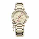 Vivienne Westwood kvartsikell roostevabast terasest rihm kuldne sihver 50 meetrit veekindel Naiste kellad H&otilde;bedane VV006KGD Regular Watch Box
