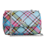 Vivienne Westwood Saffiano H&otilde;bedane Saturn &Uuml;mmargune Pall Logo Kl&otilde;pskinnitusega Kett&Otilde;larihm Risti-keha Kott Naiste &otilde;lakott 52020005S000VO102 Basic Set (Bag+Dust Bag)