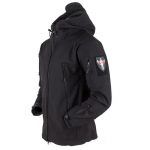 Meeste Soft Shell v&auml;lisjope veekindel armee taktikaline jope Talvine soe fliisist kapuutsiga tuulejope XXXXL hall