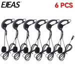 1/6 tk EJEAS V6C PRO+/V4C Kohtuniku peakomplekt K&otilde;rvasisene kohtuniku intercom peakomplekt T&auml;iss&uuml;pleks kohtuniku side tarvik Mikrofon