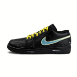 Jordan Air Jordan 1 LOW Graffiti KING Kulumiskindel Madal Vintage Korvpallijalatsid Meeste Must Roheline 553558-093(Team1872-KING) 44.5