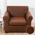 2 tk Toolikatted Kunstnahast &Uuml;hekohaline Diivanikate Veniv Toolikate Lemmikloomakoer Diivanikate Elutoa Katteks Universal sizes brown