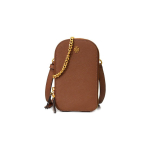 Tory Burch Emerson Topelt-T Logoga Kett &Uuml;hev&auml;rviline Nahast &Otilde;la-Crossbody Telefonikott V&auml;ikesed Naiste kotid Hirve-Pruun 136096-909 Basic Set (Bag+Dust Bag)