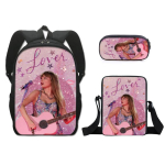 Taylor Swift Taylor Swift Koolikott Laste seljakott V&auml;ike &otilde;lakott Pliiatsikott Seljakott Three piece set black