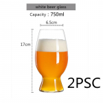 2-pakk &Otilde;lleklassika &Otilde;lleklaas &Otilde;llekruusid , 720ml (25,34-untsi)Alkoholipokaal Klaaspokaalid 701-800ml