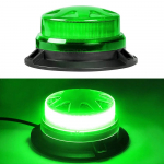 24 LED-iga magnetilise alusega auto stroboskoopiline valgusti, vilkuv auto katusetule, politsei h&auml;davalgusti, 8 režiimiga veoauto majakas s&otilde;idukile 12V 24V roheline