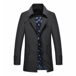 S&uuml;gistalvine tuulejope meeste Slim Fit mantel M-5XL M