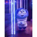 Disney Multifilmi Teemantmaalimine Inside Out Stseenid 5D DIY Kunst Ristpiste Komplekt Mosaiik Tikand Kodu Dekoor Kingitus Round 50x70cm blue