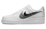 Nike Air Force 1 Low '07 Spray Paint Swoosh Valge Must Hall FD0660-100 37.5