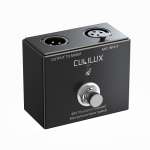 Cubilux XLR Jalatallaga L&uuml;liti Vaigistusl&uuml;liti 48V Kondensaatormikrofonidele Alumiiniumisulamist L&uuml;liti Lava- ja Stuudiokasutuseks MMX-3 Mikrofonidele, K&auml;si-/Jalajuhtimine, Karbiga,