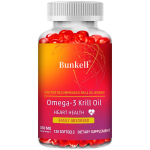 Omega-3 Krilli&otilde;li Toidulisand, Astaksantiiniga 120 pehmet kapslit pudelis 120 Capsules red