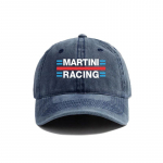 Martini Racing Basepallim&uuml;tsid Kulunud M&uuml;tsid M&uuml;ts Mehed Naised Retro V&auml;litingimustes Suvi Reguleeritavad Isa M&uuml;tsid Adjustable