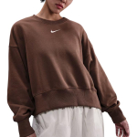 Nike Sportswear Phoenix Fleece Naiste &Uuml;le-Suurusega &Uuml;mmarguse Kaelusega Pusakleit FZ6810-265 S brown