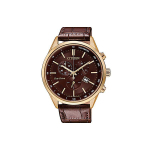 Citizen Eco-Drive seeria Kuup&auml;evan&auml;idik Vabaaja Retro Mood Paarikell Meeste kellad Pruun AT2143-14X Regular Watch Box,Brown