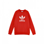 Adidas Originals Trefoil Meeste &Uuml;mmarguse Kaelusega Dressipluus Punane FM3781 M