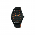 SEIKO Spordisarja Moodne Spordipatsiga Rihm 100 Meetrit Veekindel Automaatne Kangast Rihm Meeste K&auml;ekell Must Tihvt SBSA143 must