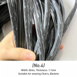 500g Gradient Lame S&uuml;nteetiline Rotangimaterjal DIY K&auml;sit&ouml;&ouml; Kudumine Plastikust Rotangist Kootud ja Parandatud Tooli Laua Kodu Dekoor 60 Meetrit 500g About60-70Meter