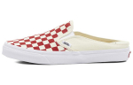 Vans Slip-on Muulad Madalad T&otilde;usuga Rula Kingad Unisex Punane Valge Ruuduline VN0004KTTLF1 40.5