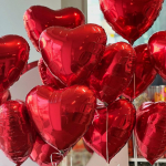 10-200 tk Punased S&uuml;damekujulised Fooliumipallid T&auml;ispuhutavad Heeliumipallid DIY S&uuml;nnip&auml;evapeo Kaunistused S&otilde;brap&auml;evaks Pulmapidu Kingitused 10PCS&10inch