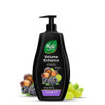 Nyle Naturals Mahtu suurendav juuste v&auml;ljalangemise vastane &scaron;ampoon, Reetha ja mustikaga, &Otilde;rn ja pehme &scaron;ampoon, pH tasakaalustatud ja parabeenivaba, 800ml black