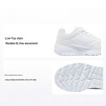 Skechers Uno Mugavad Vastupidavad Madalad Vabaaja Jalan&otilde;ud Laste tossud Valge Lilla 314064L-WLPR 27.5
