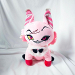 Hazbin Hotel Ingelkass ja Huskkass Palusm&auml;nguasjade Komplekt - Armsad Kassikujulised Palusm&auml;nguasjad, Pehmed Anime M&auml;ngu Palusm&uuml;&uuml;gitooted, Hazbin Hoteli F&auml;nnide Kollektsioon Puhkusekingitus 30cm