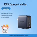 Ugreen 100W GaN mitme pordiga USB-C kiirlaadija